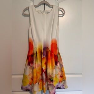 Calvin Klein watercolor dress